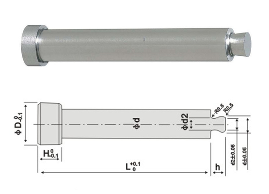 أجزاء قوالب حقن البلاستيك Rlr Rht تلميح نوع Sprue Puller Pin