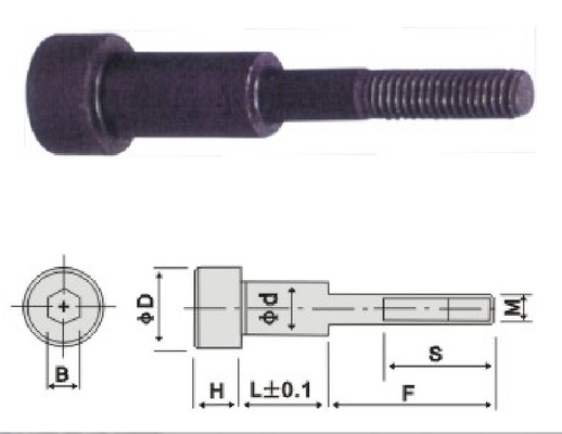 DIN Socket كتف بولت A نوع C نوع MISUMI سدادة بولت ISO