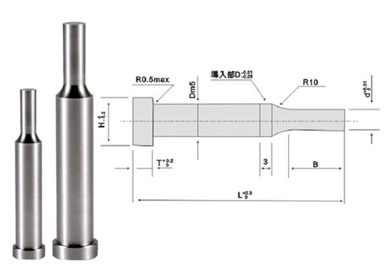 Alcrona Die Punch Pins SKH51 ، ختم مربع هول لكمة حسب الطلب