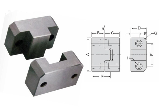 JIS TBS Square Interlock Straight Type لأجزاء قوالب حقن البلاستيك